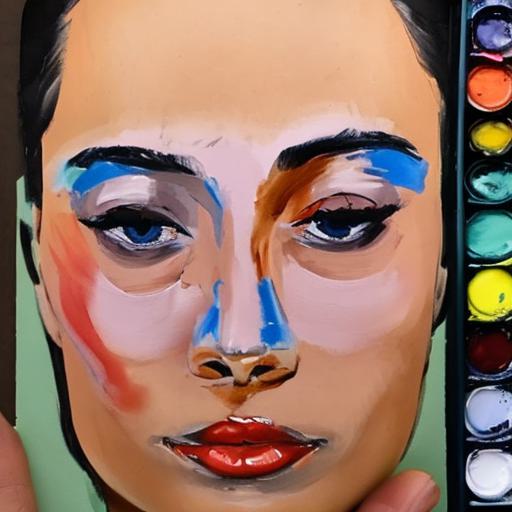 How To Paint A Face With Gouache