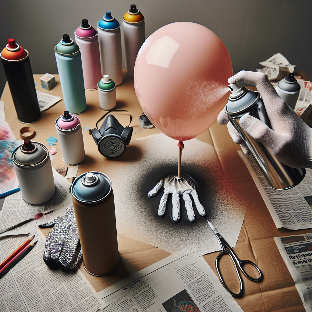 Can You Spray Paint A Latex Balloon