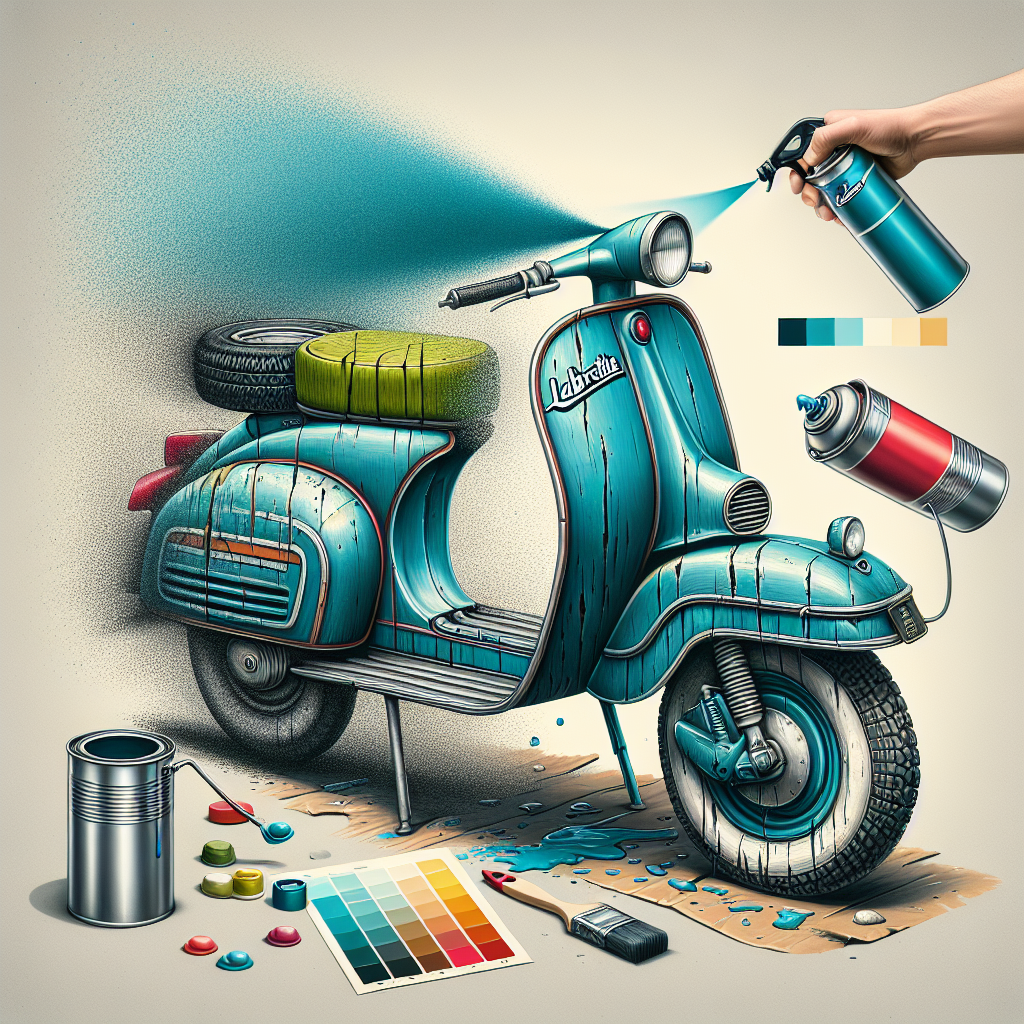 How Much Paint To Spray A Lambretta