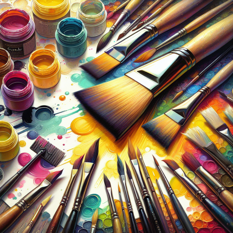 What Kind Of Paint Brushes For Gouache Paint Explained