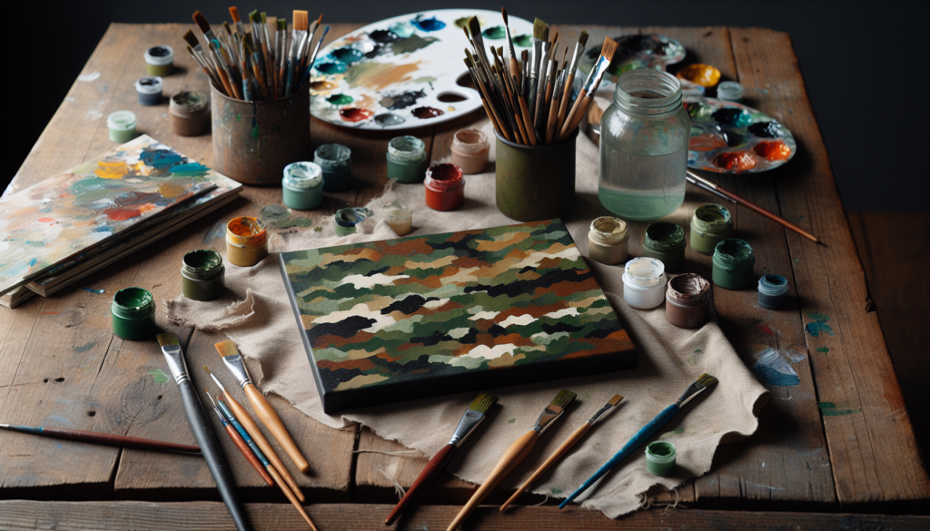How To Paint Camo With Acrylic Paint