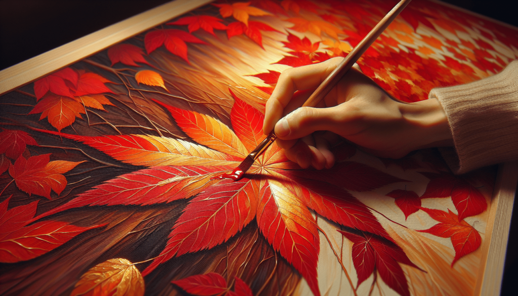 How To Paint Autumn Leaves In Acrylic