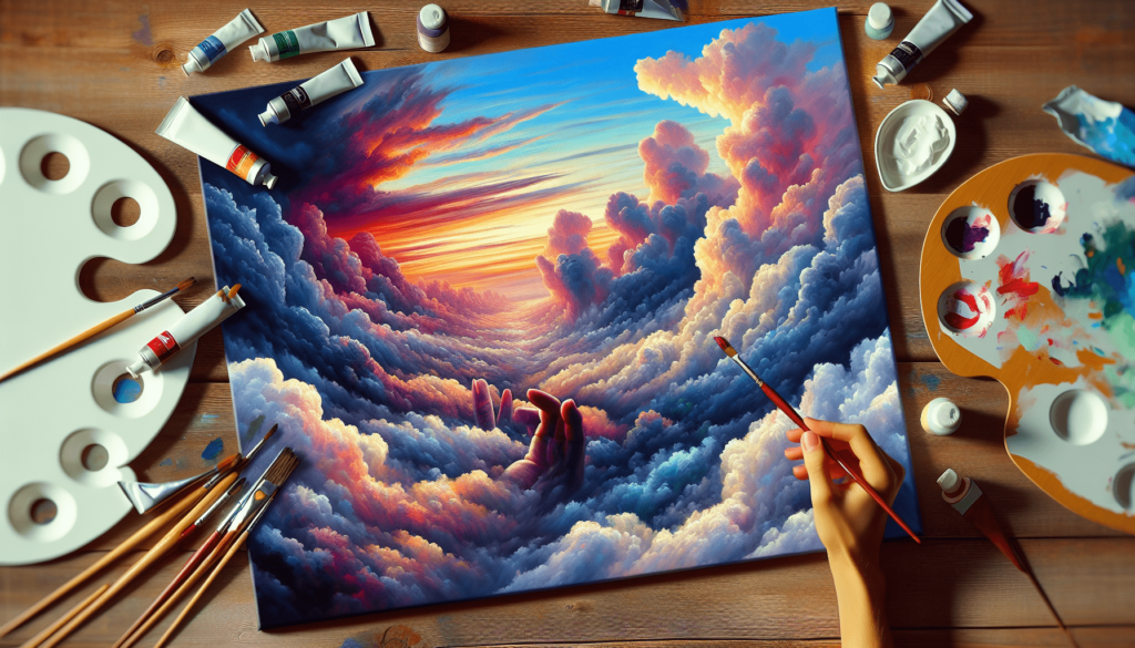How To Paint Clouds With Acrylics For Beginners