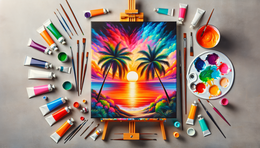 How To Paint Palm Trees In Acrylic