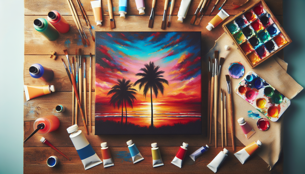 How To Paint Palm Trees In Acrylic