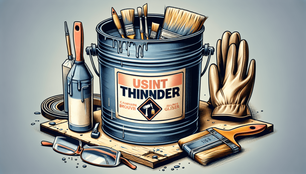 How To Dispose Of Paint Thinner After Cleaning Brushes