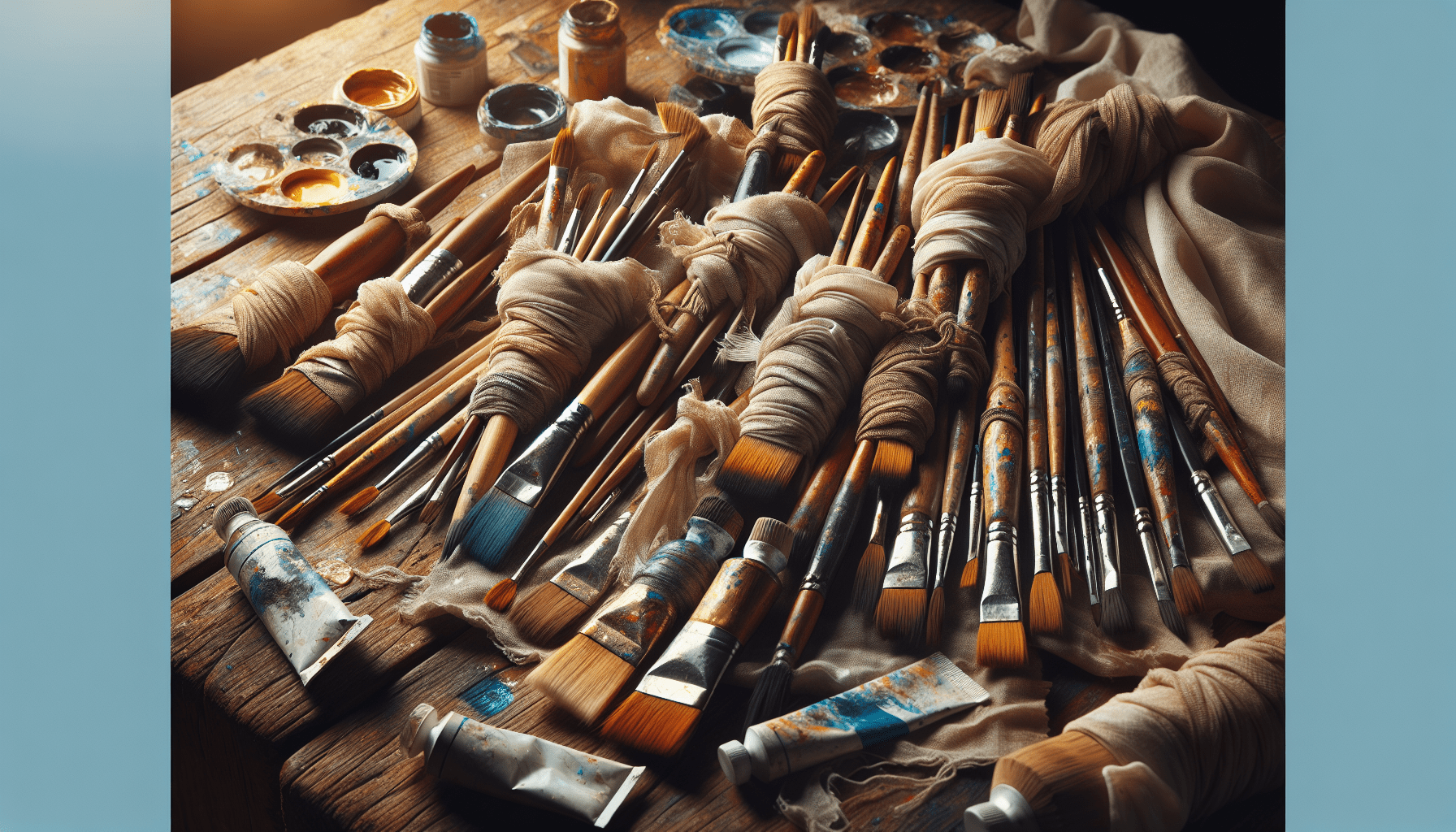 How To Store Paint Brushes Between Painting Sessions