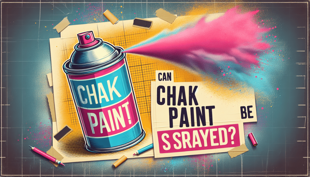 Can Chalk Paint Be Sprayed
