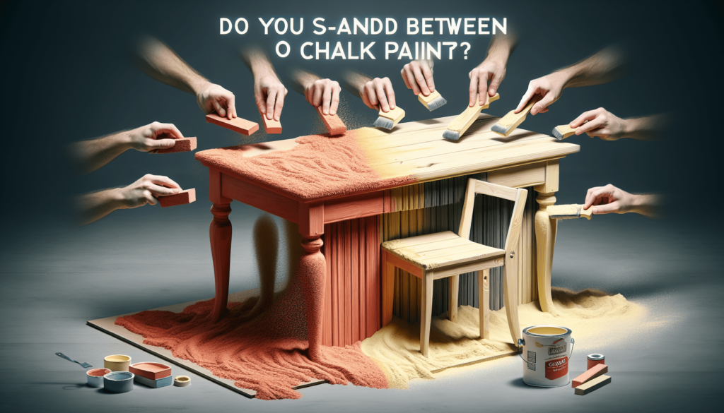 Do You Sand Between Coats Of Chalk Paint