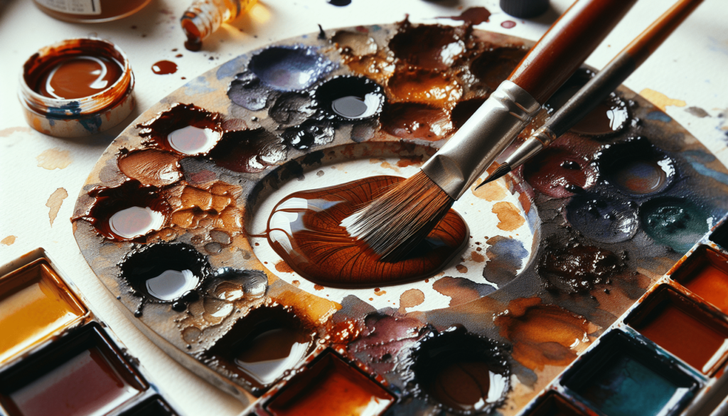 How To Make Brown Watercolor Paint