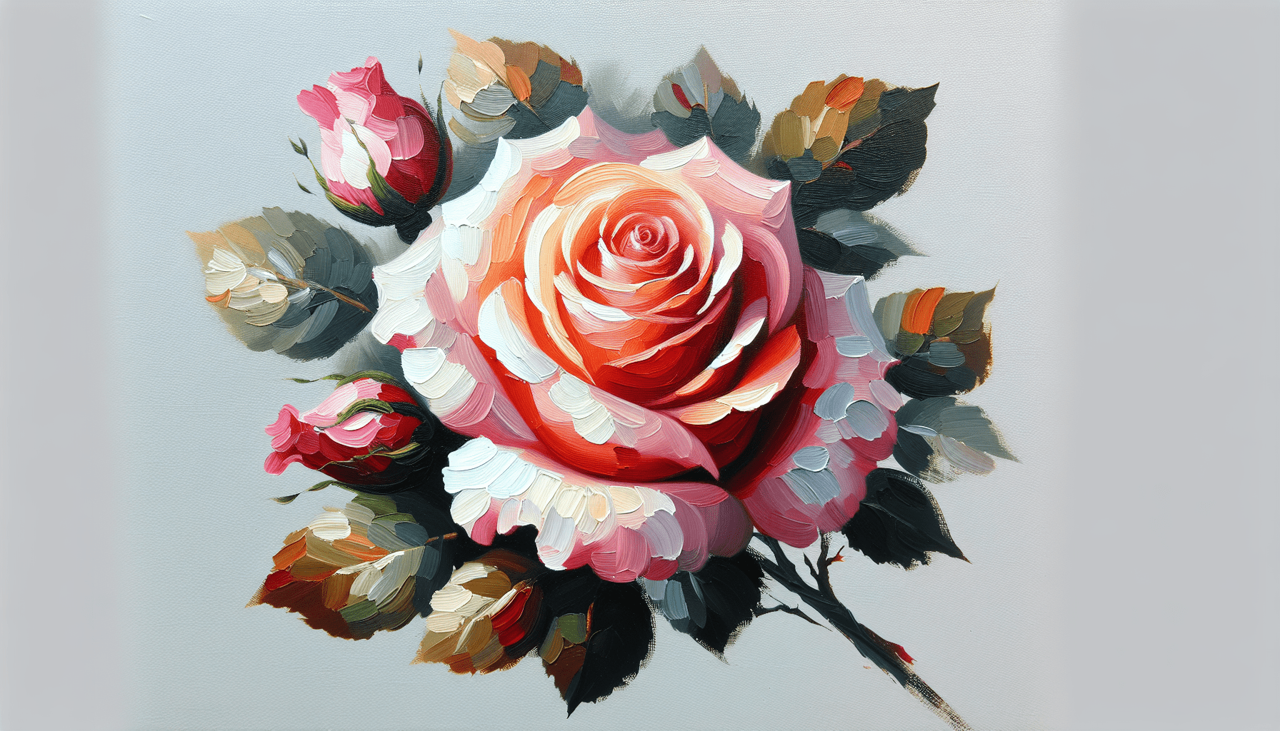 How To Paint A Rose In Oil