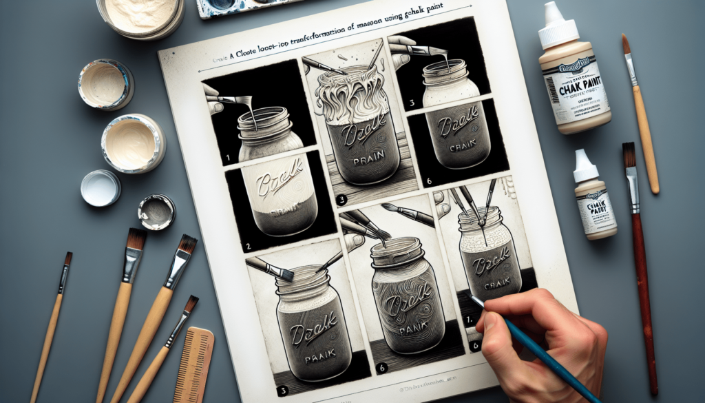 How To Paint Mason Jars With Chalk Paint
