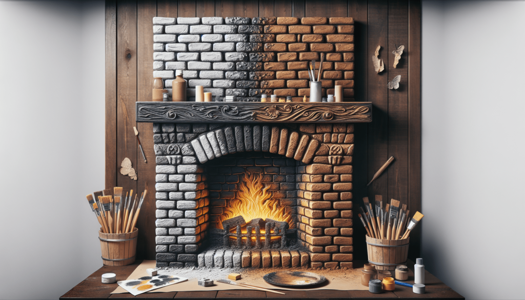 Can A Brick Fireplace Be Painted With Chalk Paint