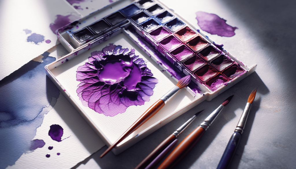How To Make Purple Watercolor Paint