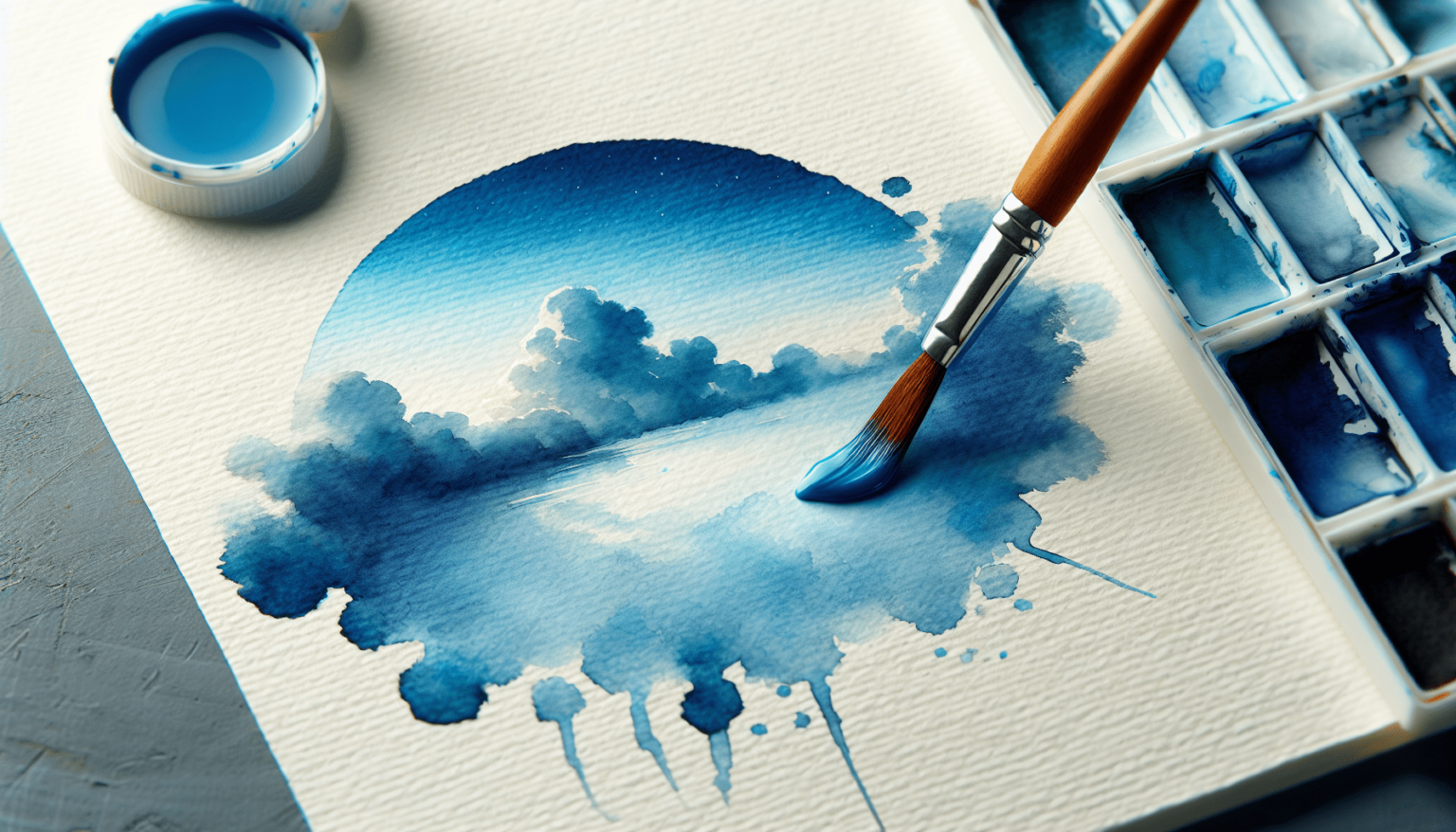 How To Paint Sky With Watercolor - Paint Explained