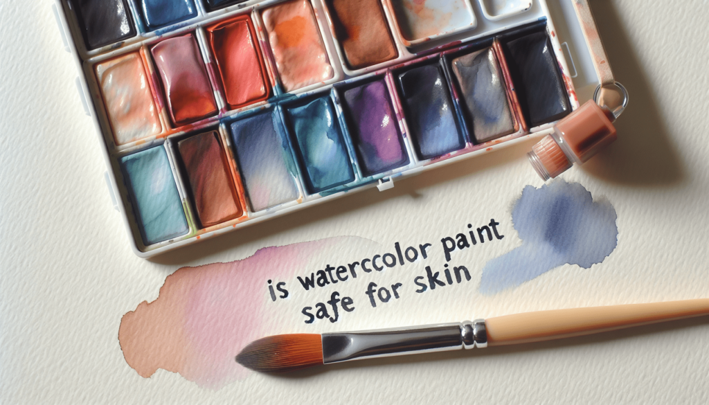 Is Watercolor Paint Safe For Skin