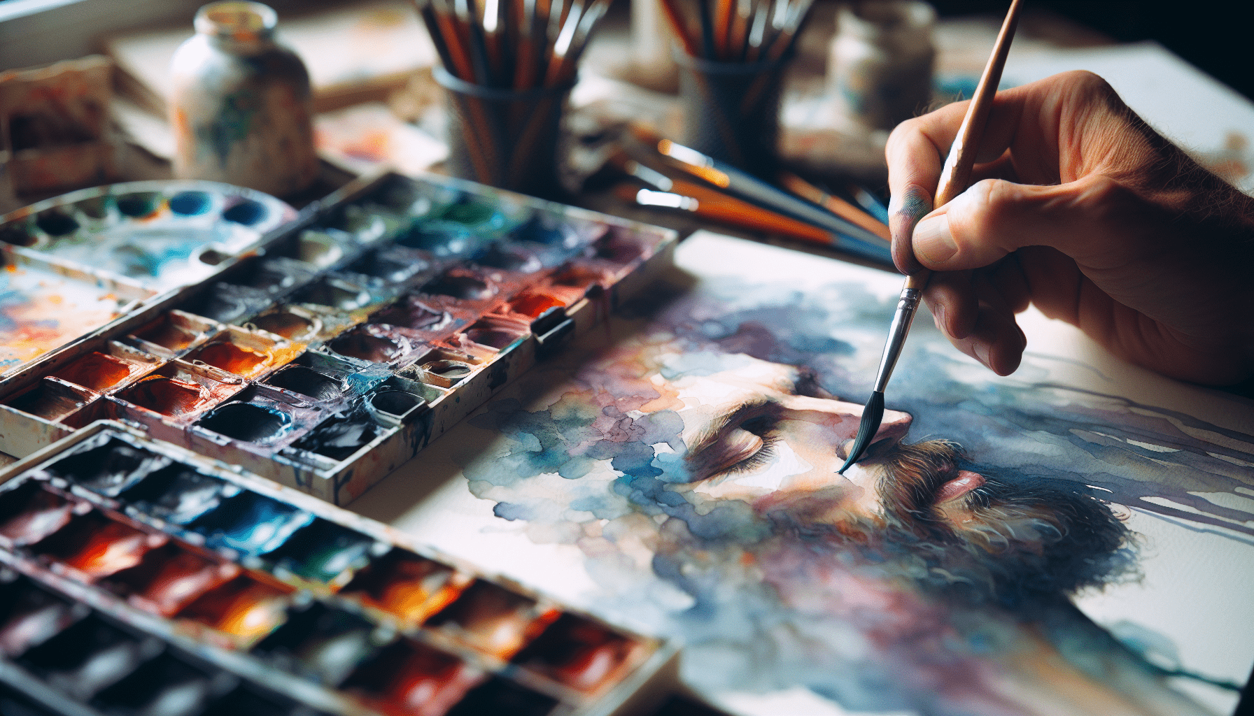 How To Paint A Portrait In Watercolor