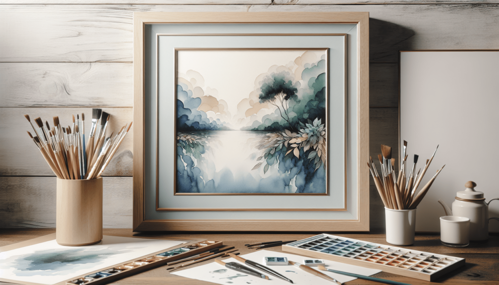 How To Frame Watercolor Painting