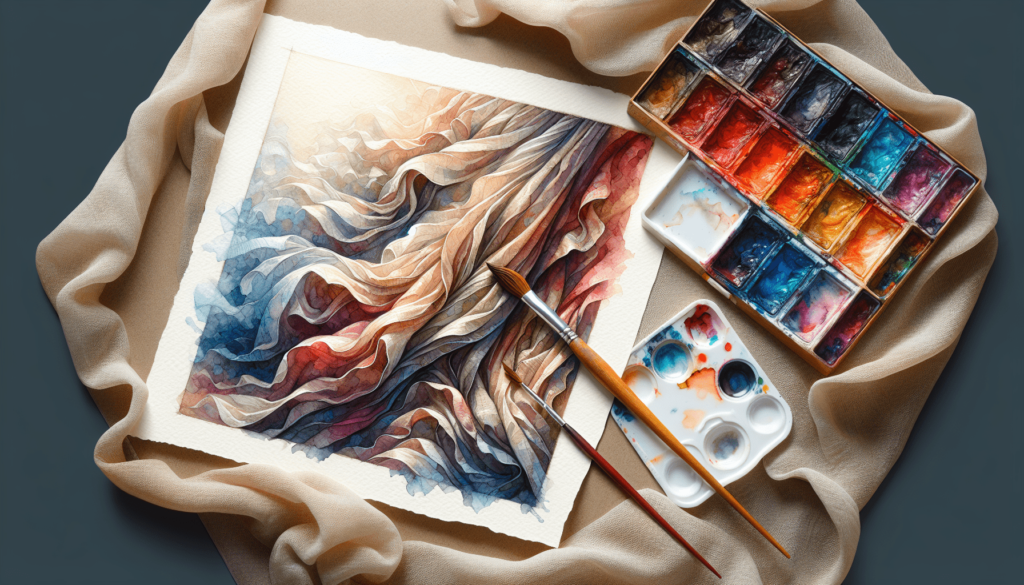 How To Paint Folds In Fabric Watercolor