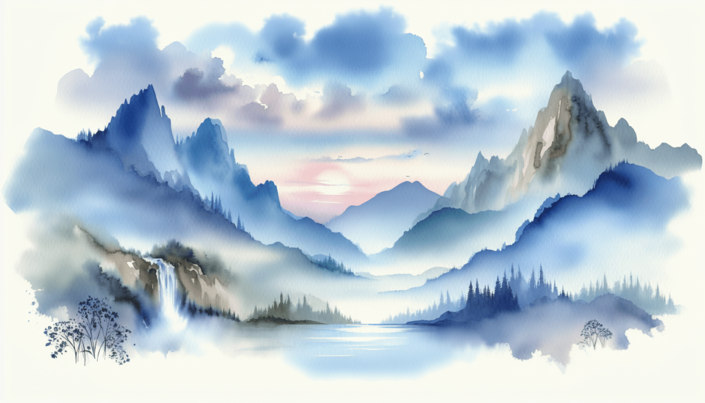 How To Paint Mountains In Watercolor