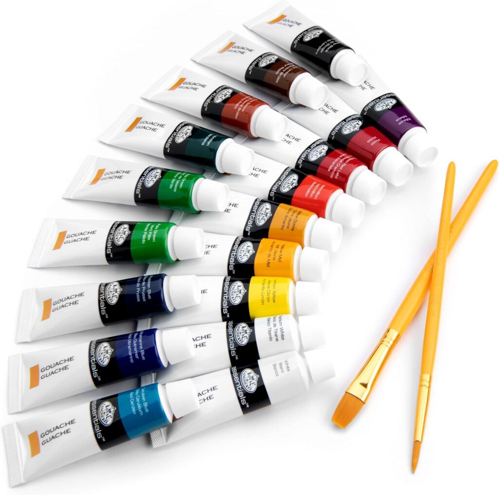 Royal  Langnickel Gouache Paint, 18-Piece