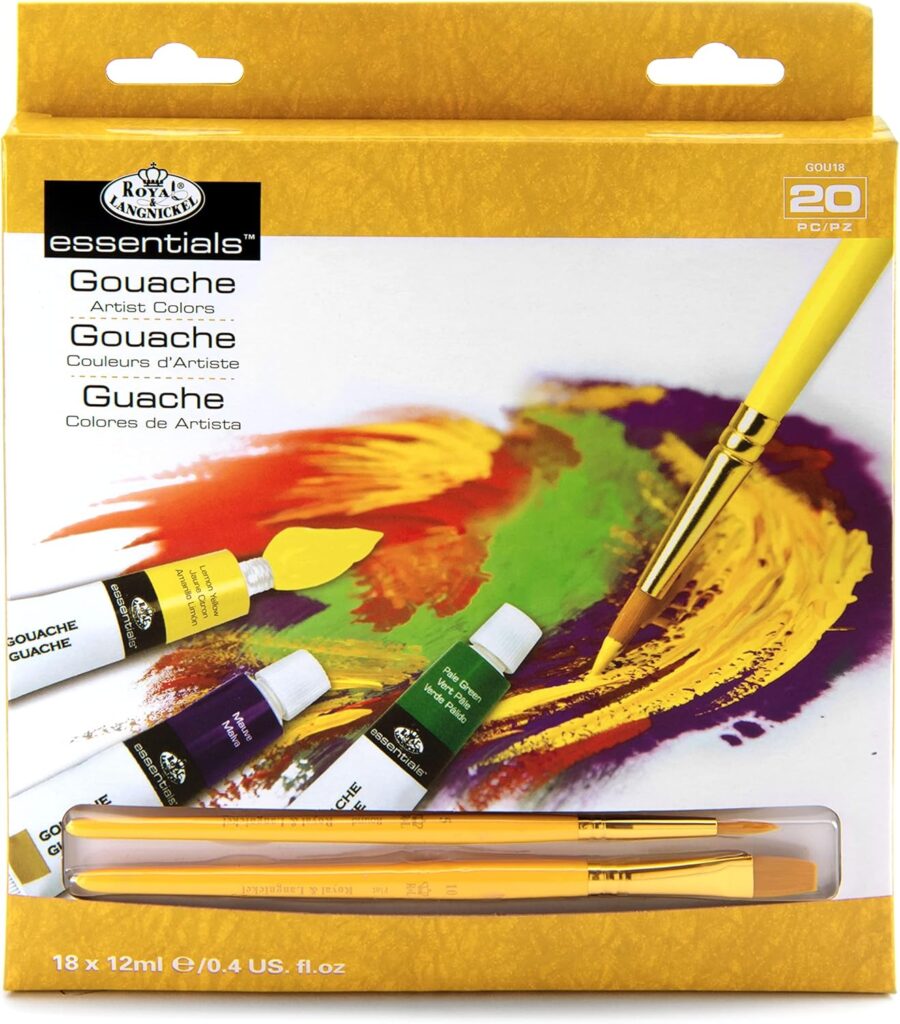 Royal  Langnickel Gouache Paint, 18-Piece