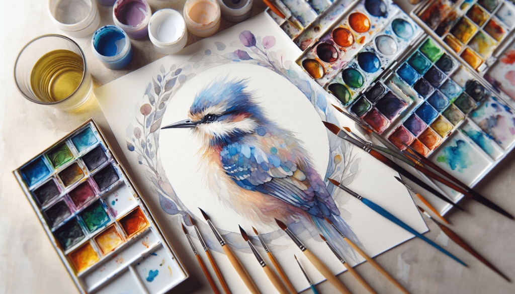 How To Paint A Bird With Watercolor