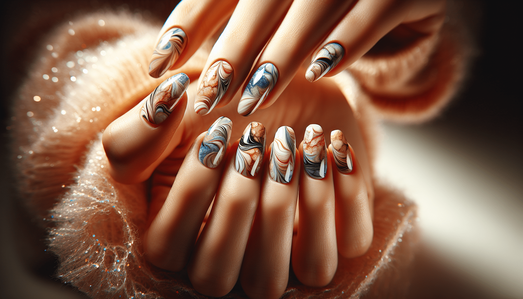 How To Do Marbling On Nails