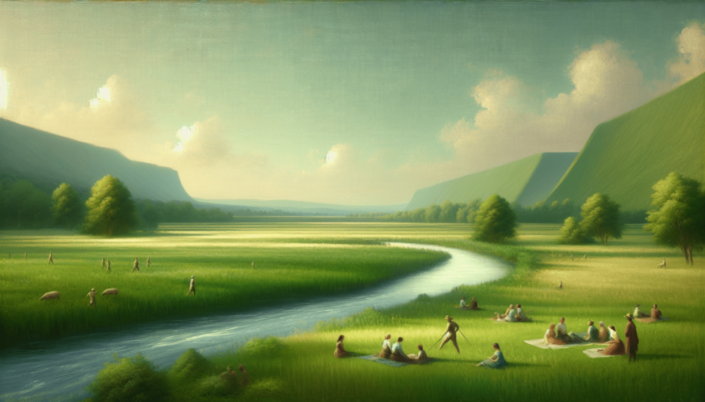 Can A Landscape Painting Have People In It