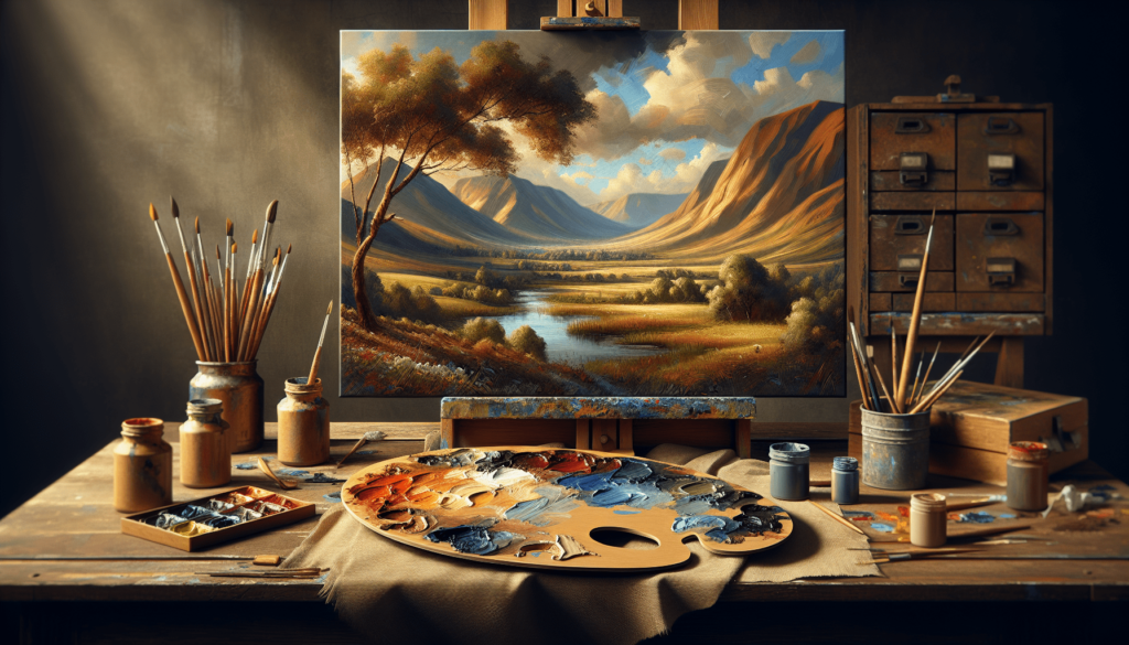 How To Paint A Landscape Painting With Oil Paint