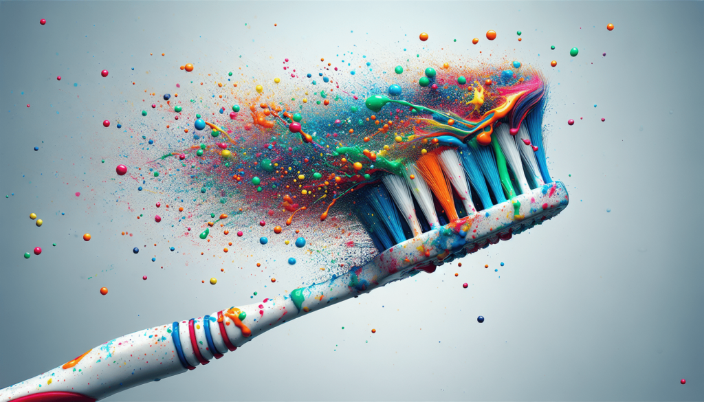 How To Splatter Paint With A Toothbrush