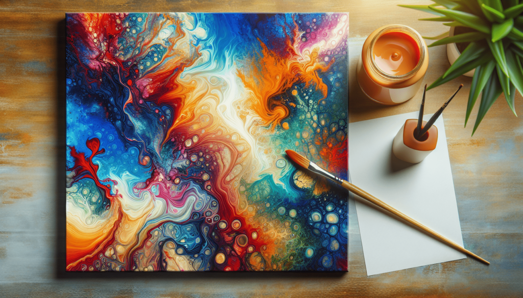 How To Seal Acrylic Pour Painting