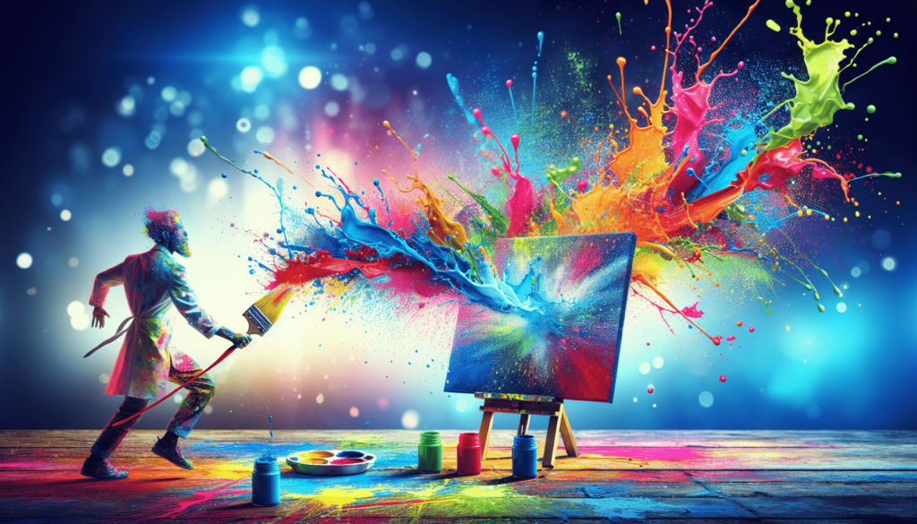 How To Splatter Paint Without A Brush