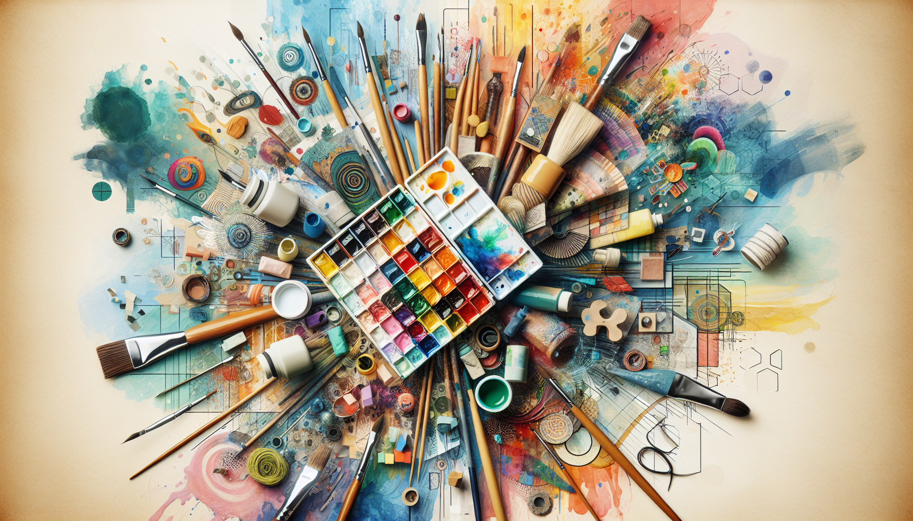 Can Resist Painting Be Combined With Other Art Techniques?