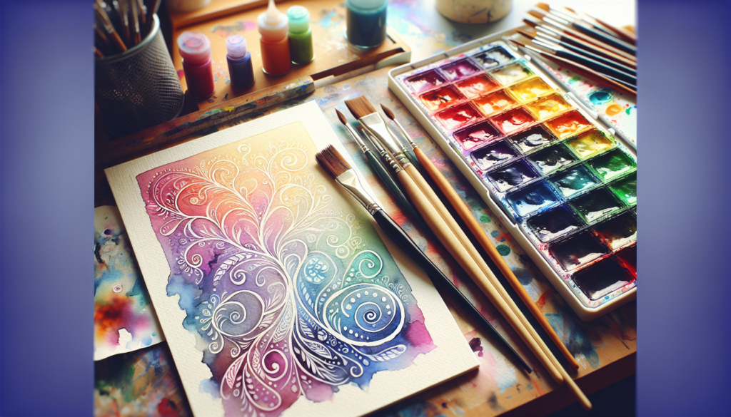 Easy Watercolor Ideas Using Resist Techniques