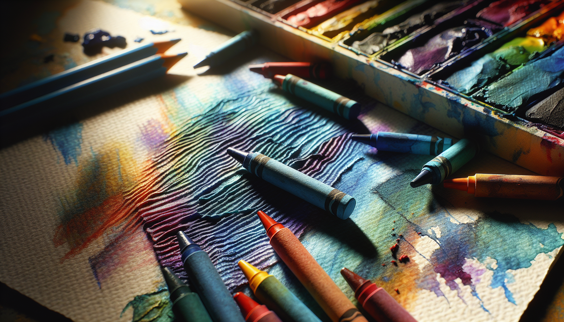 How To Do Crayon Resist Painting?