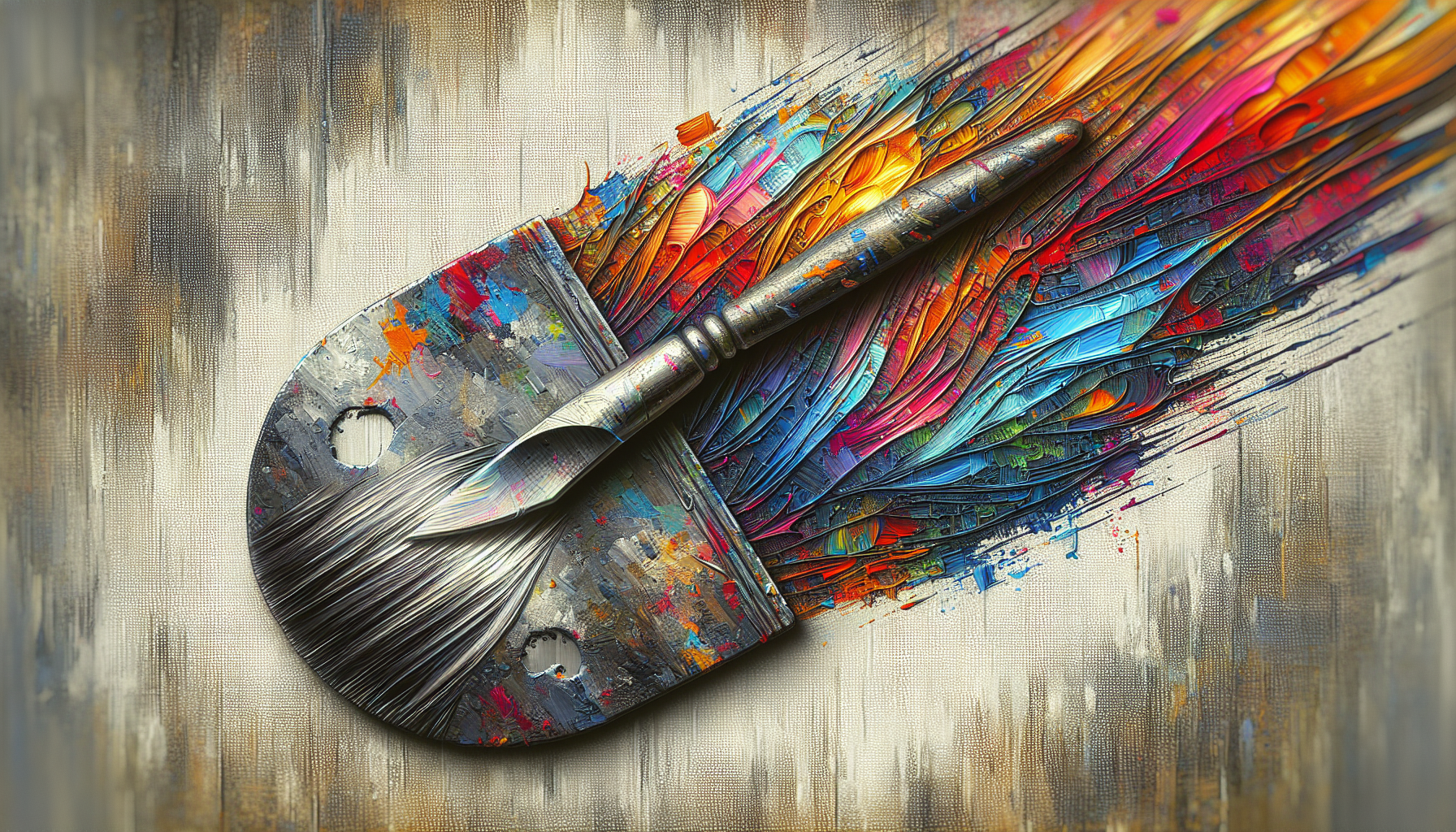 How To Use Palette Knife In Acrylic Painting