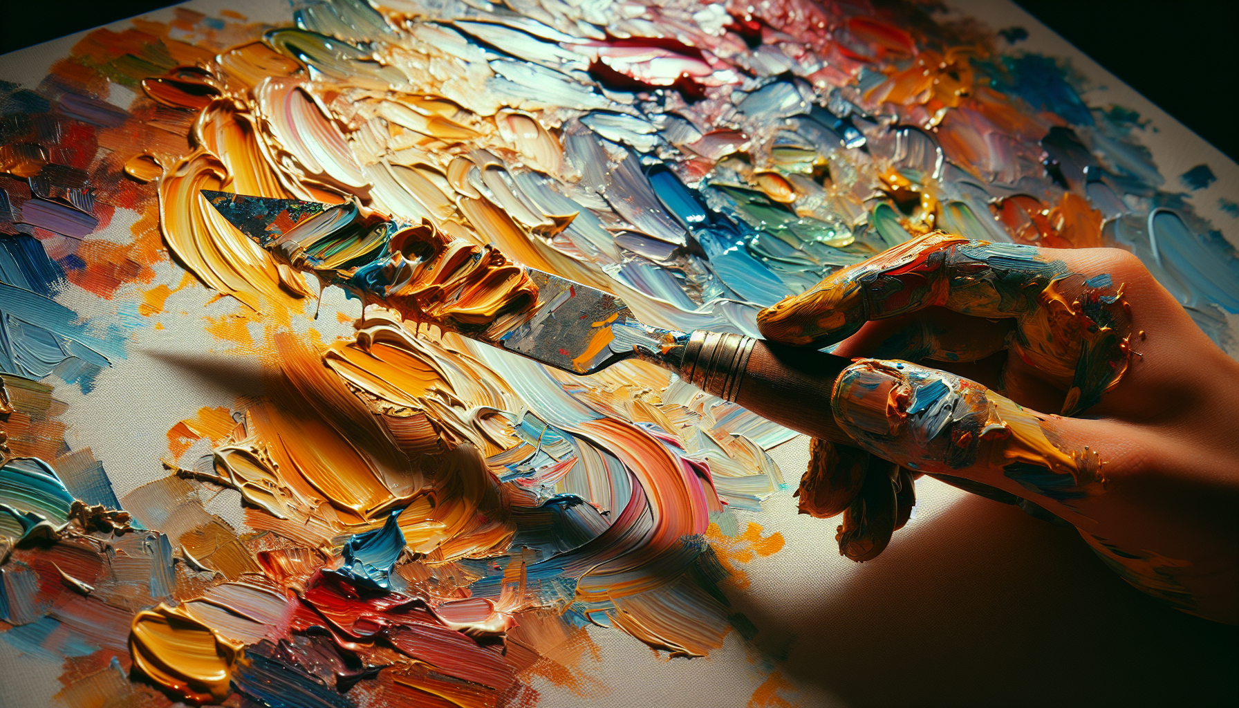 What Kind Of Paint Is Used In Knife Palette Painting