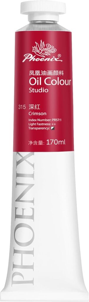 PHOENIX Studio Oil Paint Set - 20 Colors x 50ml / 1.69 Fl oz. - Professional Oil Based Art Paints for Painting