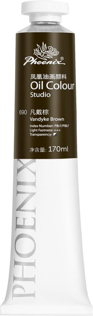 PHOENIX Studio Oil Paint Set - 20 Colors x 50ml / 1.69 Fl oz. - Professional Oil Based Art Paints for Painting