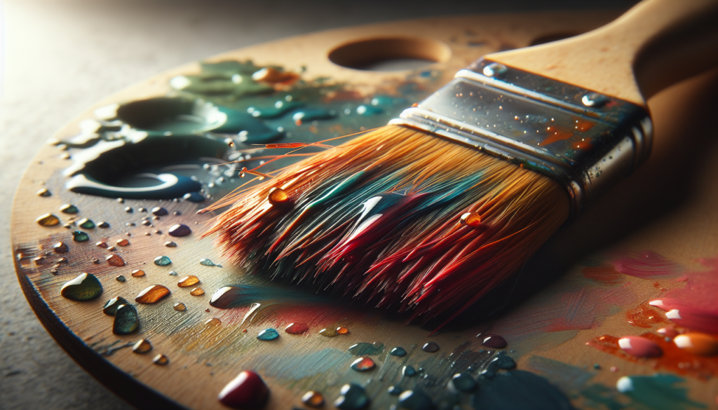 How To Use Fan Brushes In Acrylic Painting