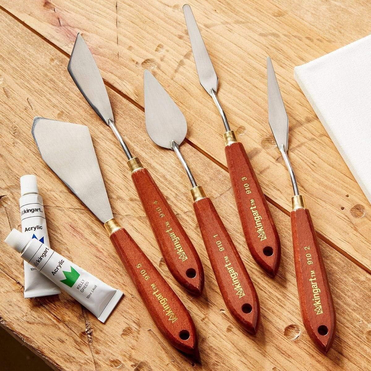 KINGART 5 Pc Painting Knife Set review