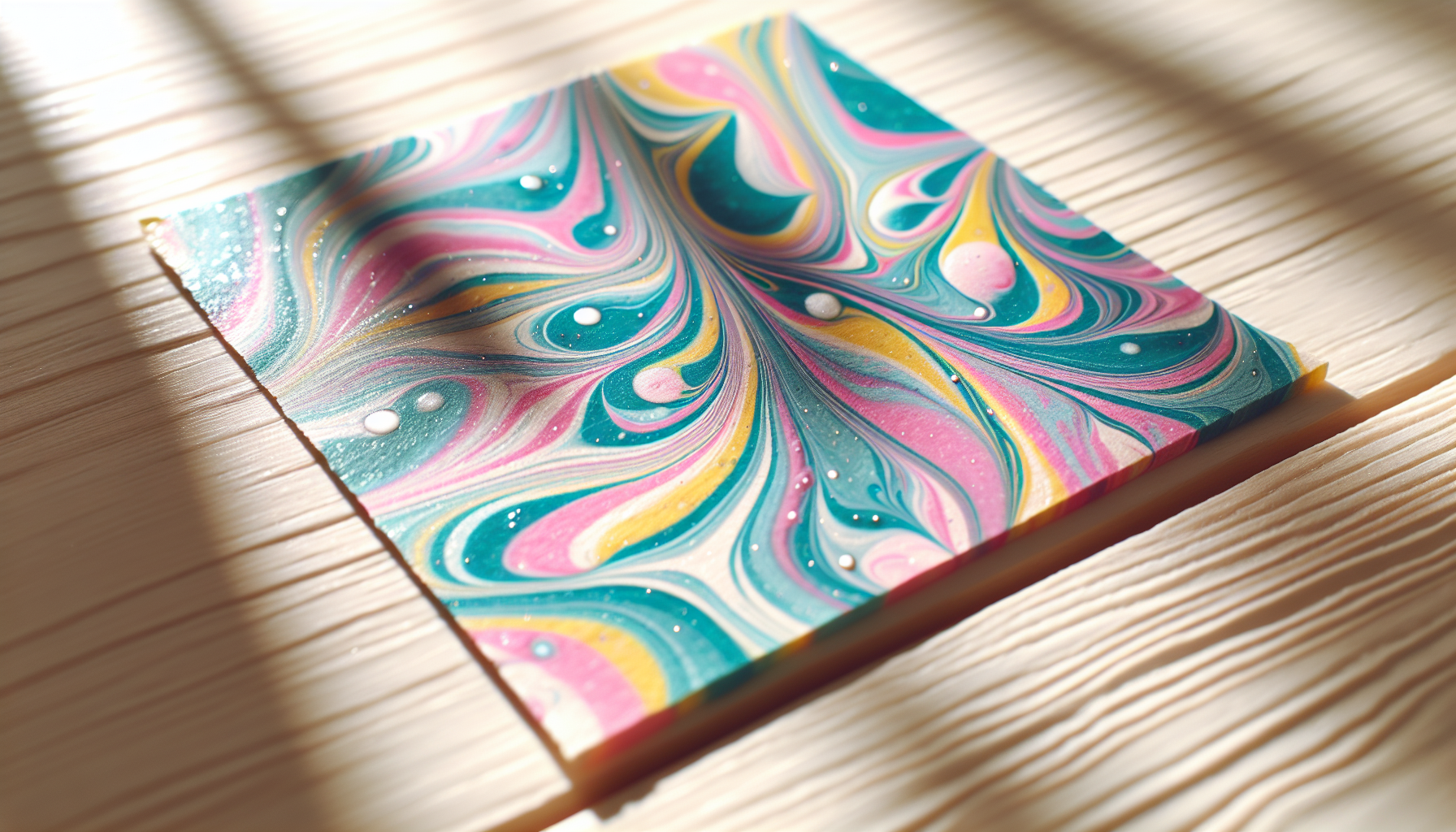 DIY Shaving Cream Marbling For Kids
