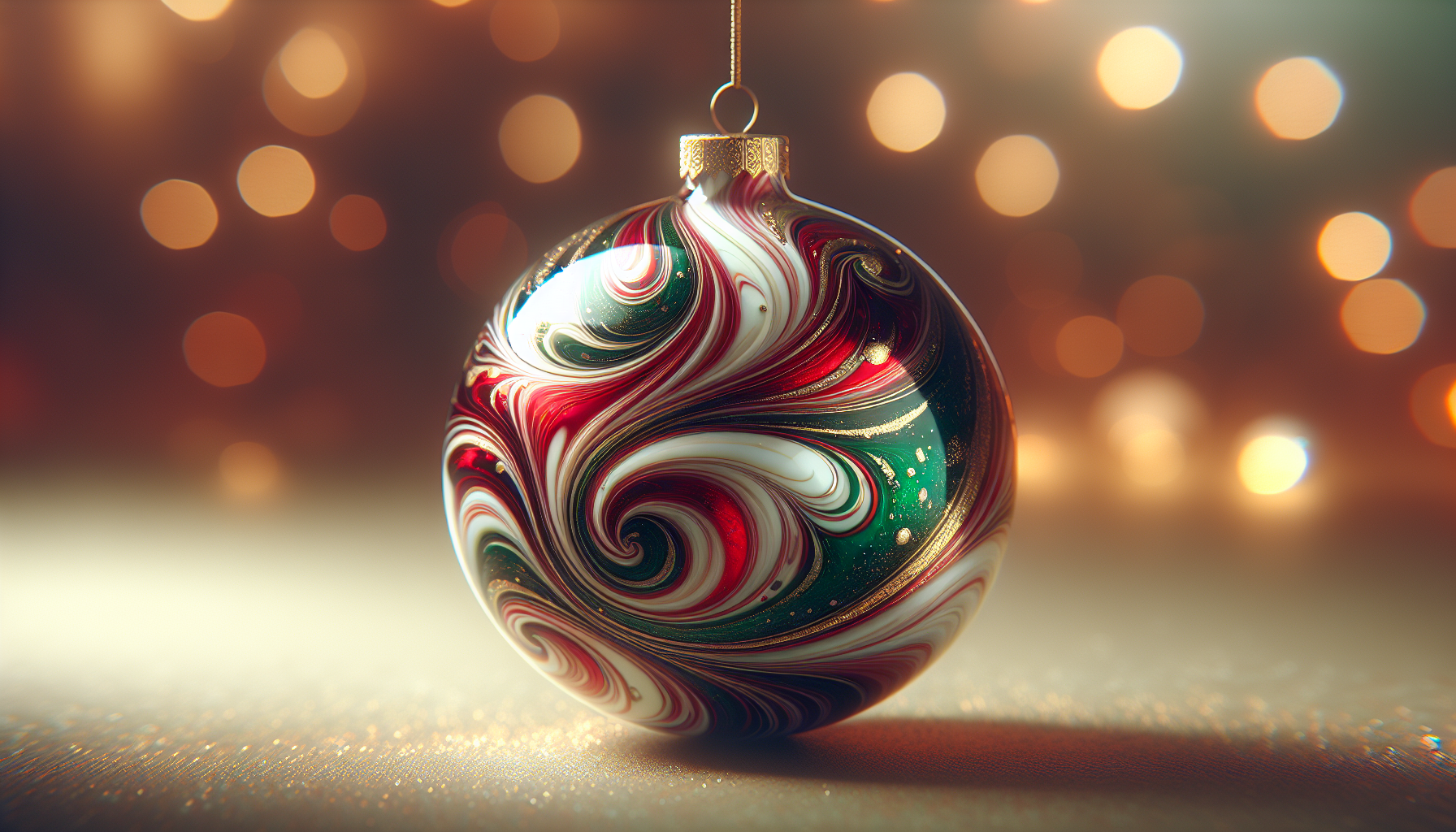 Marbling Paint For Christmas Ornaments