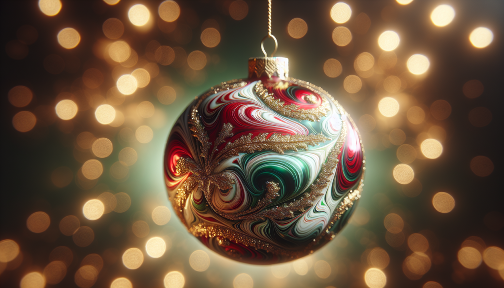 Marbling Paint For Christmas Ornaments