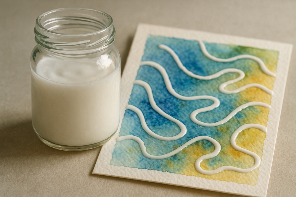 Glue Resist Painting Explained Glue Resist Painting Explained