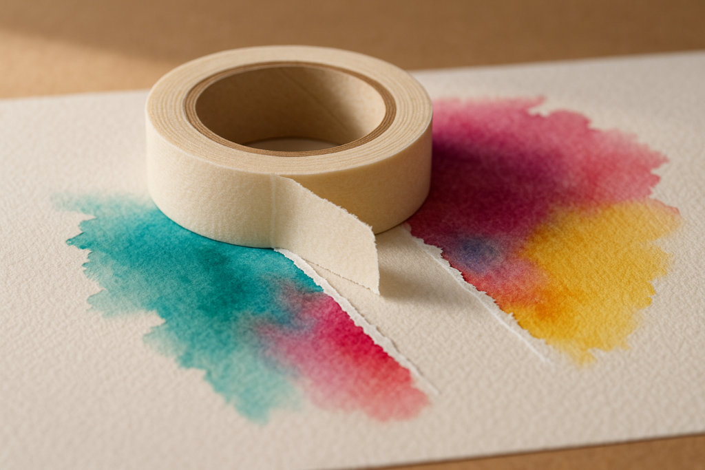 Masking Tape Resist Painting Ideas Masking Tape Resist Painting Ideas